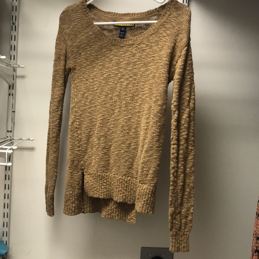 Tan sweater from Aeropostale